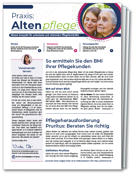 Praxis: Altenpflege