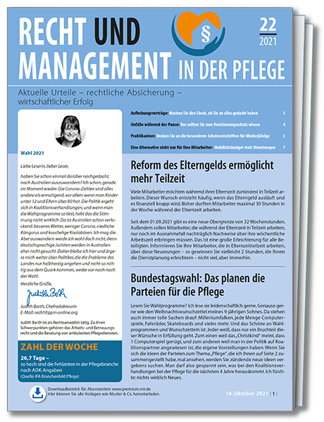 Recht und Management in der Pflege